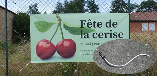 bache oeillet tendeur